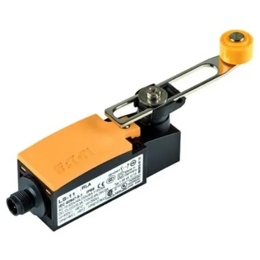 Eaton LS Safety Interlock Switch, 1NC, Actuator Actuator Included, Plastic - 178143 LS-11S/RLA-M12A product image