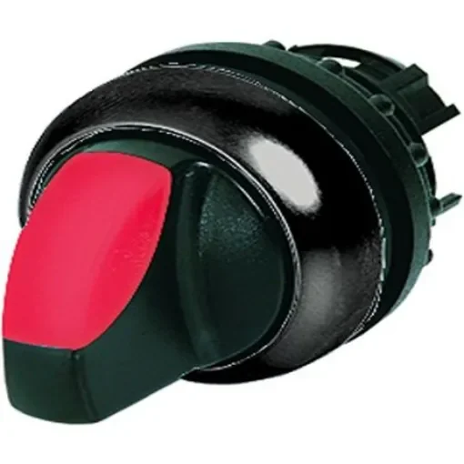 Eaton Toggle Selector Switch - 22.5mm Cutout Diameter, Illuminated 3 Positions - 216846 M22S-WRLK3-R product image