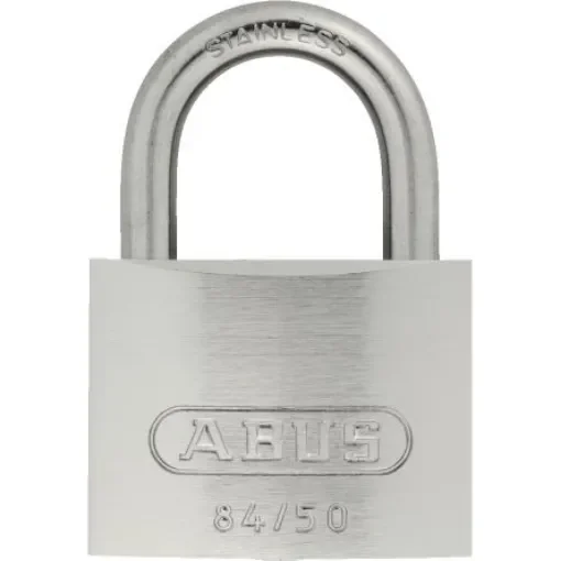 ABUS Padlock Brass, Stainless Steel Padlock, 7mm Shackle - 84IB/50 product image