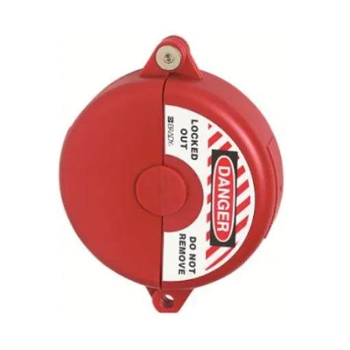 ABUS Red Polypropylene Gate Valve Lockout, 9mm Shackle, 127mm Attachment - V305 product image