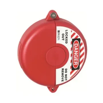 ABUS Red Polypropylene Gate Valve Lockout, 9mm Shackle, 165mm Attachment - V307 product image