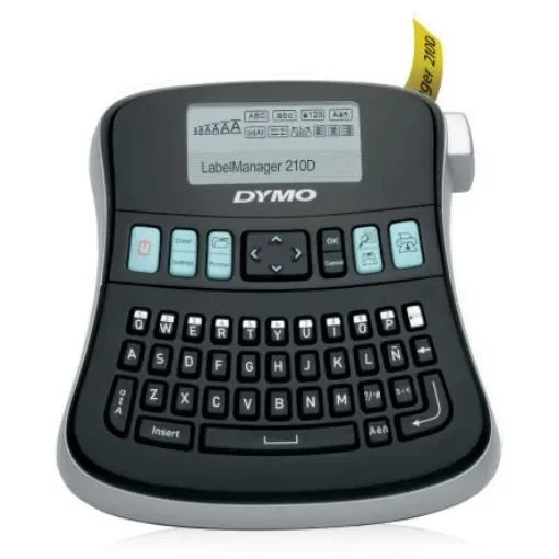 Dymo LabelManager 210D Handheld Label Printer, 12mm Max Label Width, Euro Plug - S0784430 product image
