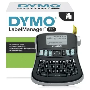 Dymo LabelManager 210D Handheld Label Printer, 12mm Max Label Width, Euro Plug - S0784470 product image