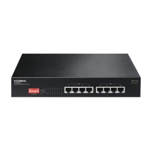 Edimax GS-1008P V2, Unmanaged 8 Port Gigabit Switch With PoE UK product image