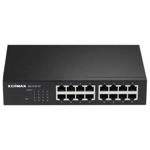 Edimax GS-1016 V2, Unmanaged 16 Port Gigabit Switch, UK product image