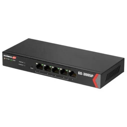 Edimax GS-3005P, Smart 5 Port Gigabit Switch With PoE product image