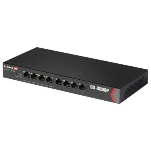 Edimax GS-3008P, Smart 8 Port Gigabit Switch With PoE product image