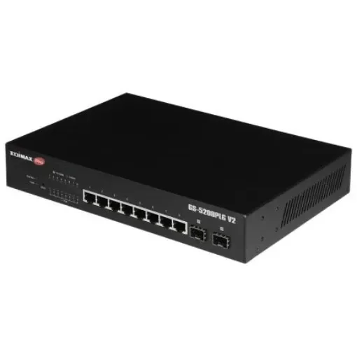 Edimax GS-5208PLG V2, Smart 10 Port Gigabit Switch With PoE product image