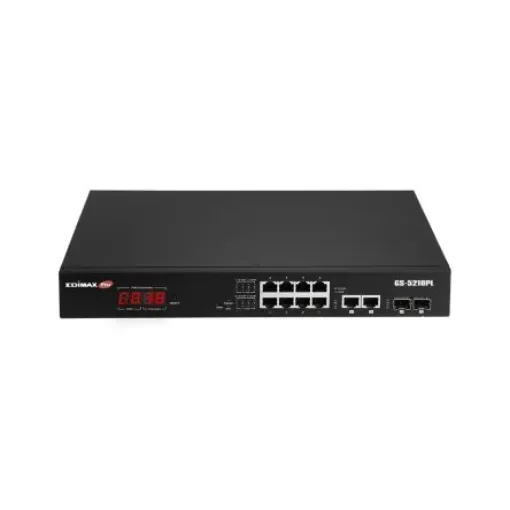 Edimax GS-5210PL, Smart 12 Port Gigabit Switch With PoE UK product image