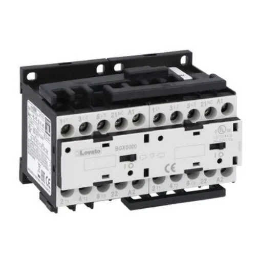 Lovato BG 11BG Reversing Contactor, 400 V ac Coil, 9 A, 4 kW, 1NC, 440 V - 11BGR0901A400 product image