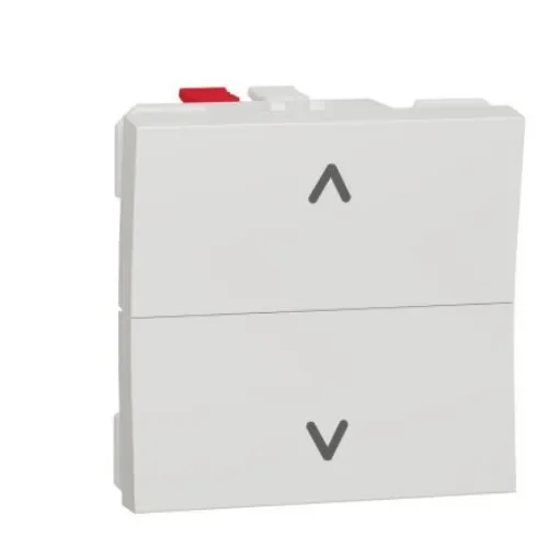 Schneider Electric White Push Button Light Switch, 1 Way, NU3 - NU320718 product image