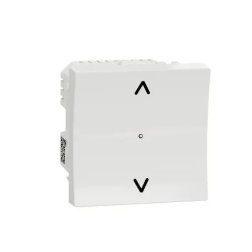 Schneider Electric White Push Button Light Switch, 1 Way, NU3 - NU350818W product image