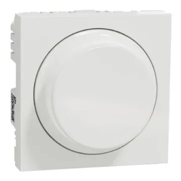 Schneider Electric 10 Way 1 Gang Push Button Dimmer Switch 16A, 230V ac, 200W - NU351618W product image