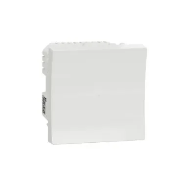 Schneider Electric White Push Button Light Switch, 1 Way, NU3 - NU353718W product image