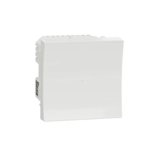 Schneider Electric White Push Button Light Switch, 1 Way, NU3 - NU353718W product image