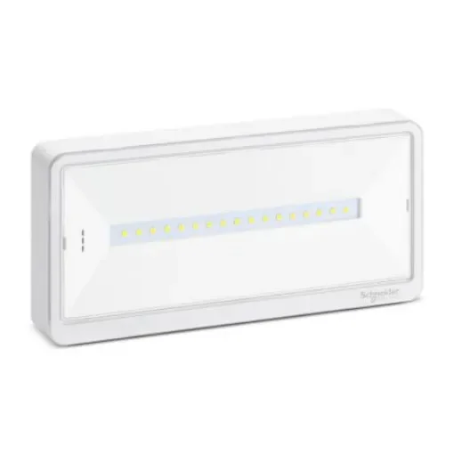 Schneider Electric LED Emergency Light Fitting, Wall, 700 mW, Maintained, Non Maintained - OVA59210 product image