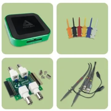 Digilent 471-060 Analog Discovery 3 Series, 30MHz Portable Oscilloscope, 2 Analogue Channels, 16 Digital Channels product image