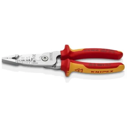 Knipex Knipex 13 Series Wire Stripper Multifunction Wire Stripper, 200 mm Overall - 13 76 200 ME product image