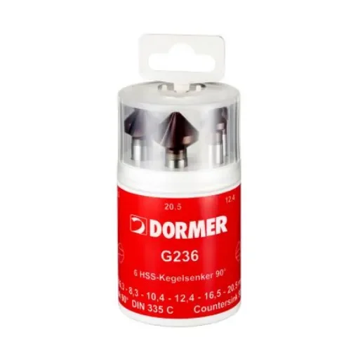 Dormer Countersink, 90°, 6 Piece(s) - G2365 product image