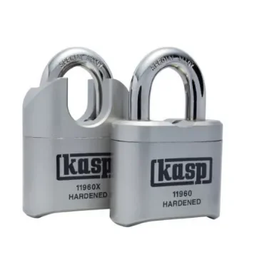 Kasp Combination Weatherproof Steel Combination Padlock, 22mm Shackle, 60mm Body - K11960XD product image