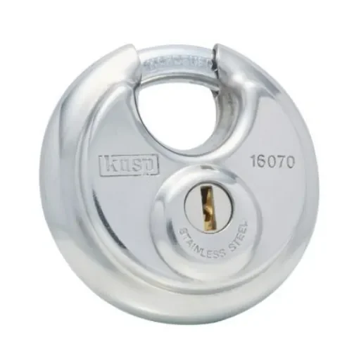 Kasp Clamping Weatherproof Steel Padlock, 22mm Shackle, 70mm Body - K16070D product image