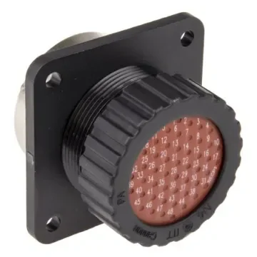 ITT Cannon Circular Connector, 48 Contacts, Panel Mount, Socket, Female, IP67, Trident Neptune Series - TN0S24-0048S1L / 192900-0475 product image