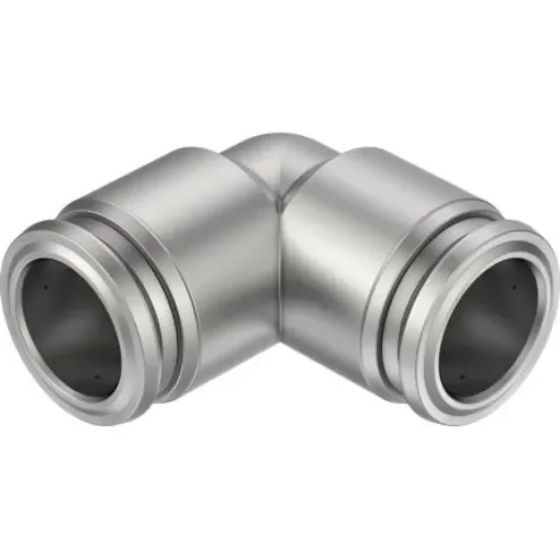 Festo NPQR Series Push-in Fitting, Push In 14 mm to Push In 14 mm, Tube-to-Tube Connection Style, 8085714 - NPQR-L-Q14-E product image