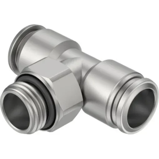 Festo NPQR Series Push-in Fitting, G 1/2 Male to Push In 16 mm, Threaded-to-Tube Connection Style, 8085696 - NPQR-T-G12-Q16 product image