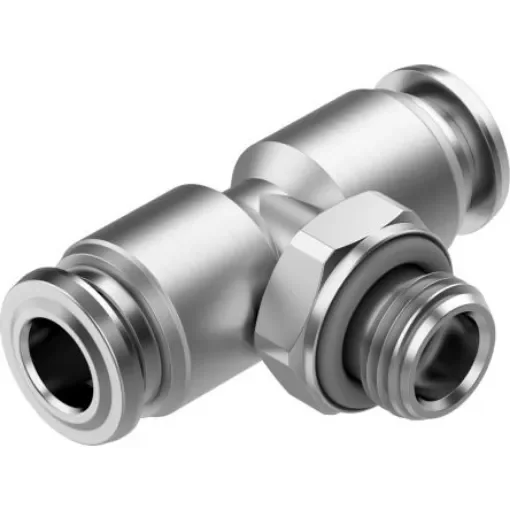 Festo NPQR Series Push-in Fitting, G 1/4 Male to Push In 10 mm, Threaded-to-Tube Connection Style, 8099100 - NPQR-T-G14-Q10 product image
