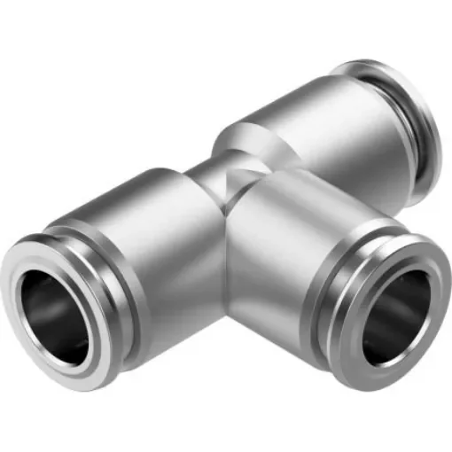 Festo NPQR Series Push-in Fitting, Push In 10 mm to Push In 10 mm, Tube-to-Tube Connection Style, 8085719 - NPQR-T-Q10-E product image