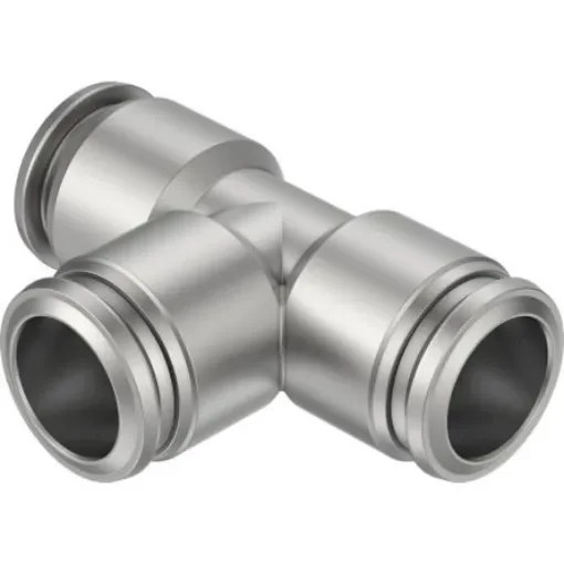 Festo NPQR Series Push-in Fitting, Push In 16 mm to Push In 16 mm, Tube-to-Tube Connection Style, 8085722 - NPQR-T-Q16-E product image