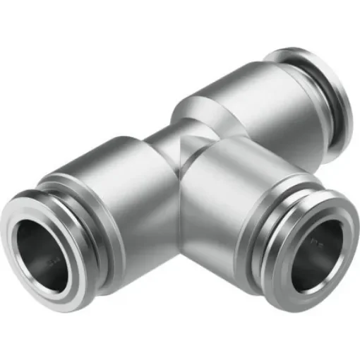 Festo NPQR Series Push-in Fitting, Push In 8 mm to Push In 8 mm, Tube-to-Tube Connection Style, 8085718 - NPQR-T-Q8-E product image