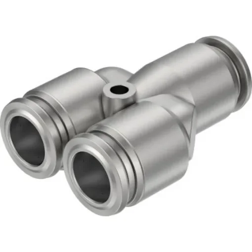 Festo NPQR Series Push-in Fitting, Push In 12 mm to Push In 12 mm, Tube-to-Tube Connection Style, 8085727 - NPQR-Y-Q12-E product image