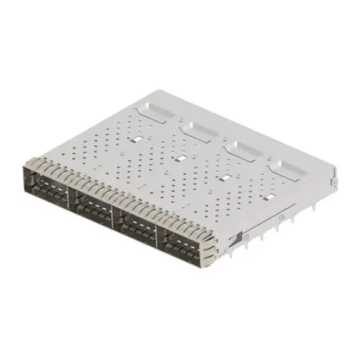 TE Connectivity QSFP Cage Assembly 4-Port 4-Position, 2386164-1 product image