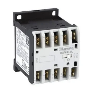 Lovato BGF09 Contactor, 110 V Coil, 4-Pole, 4 A, 22 kW, 690 V - 11BGF09T4A110 product image