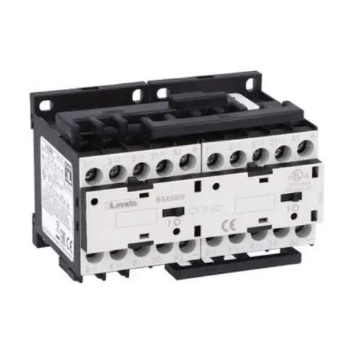 Lovato BGR09 Contactor, 12 V dc Coil, 9 A, 5 kW, 690 V - 11BGR0901D012 product image