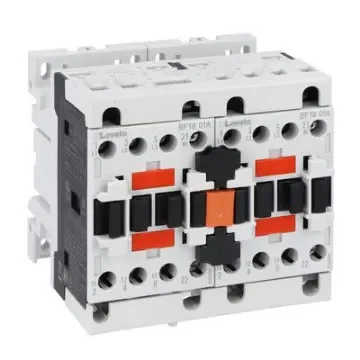 Lovato BFA018 Reversing Contactor, 400 V ac Coil, 3-Pole, 18 A, 7.5 kW, 1NC, 690 V - BFA01842400 product image