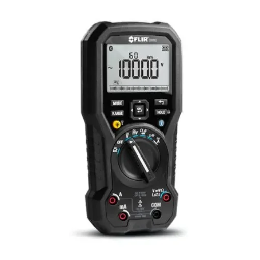 FLIR DM93-2 Handheld Digital Multimeter, True RMS, 10A ac Max, 10A dc Max, 1000V ac Max product image
