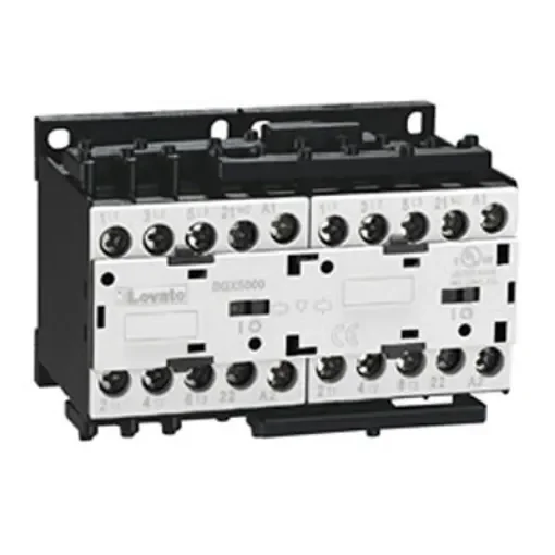 Lovato BGR12 Contactor, 220 V Coil, 12 A, 5 kW, 690 V - 11BGR1201D220 product image