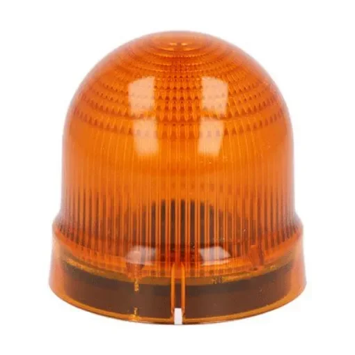 Lovato 8LB6GL Series Orange Blinking, Steady Beacon, 24 - 230 V ac, BA 15d Bulb, IP54 - 8LB6GLM1 product image