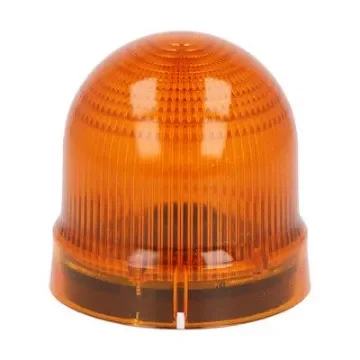 Lovato 8LB6S Series Orange Sounder Beacon, 24 V ac/dc, IP54, 80dB at 1 Metre - 8LB6S2B1 product image