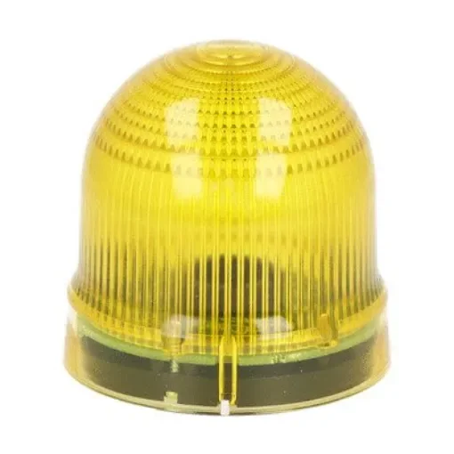 Lovato 8LB6S Series Yellow Sounder Beacon, 24 V ac/dc, IP54, 80dB at 1 Metre - 8LB6S2B5 product image