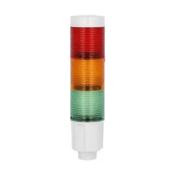 Lovato 8TL4 Series Green, Orange, Red Signal Tower, 3 Lights, 24 V dc, Built-In - 8LT4K04BG product image