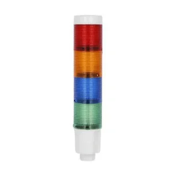 Lovato 8TL4 Series Blue, Green, Orange, Red Signal Tower, 4 Lights, 24 V dc, Built-In - 8LT4K06BG product image