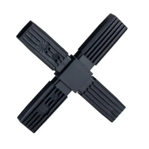 RS PRO 4-Way Connector, Flat Square Tube Connector, Strut Profile 25 mm - 2741117 product image