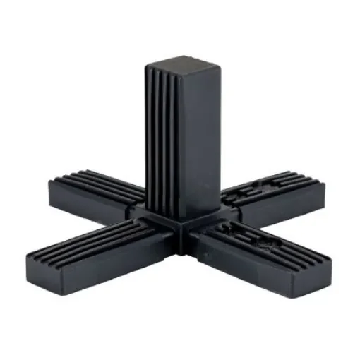 RS PRO 6-Way Connector, Square Tube Connector, Strut Profile 25 mm - 2741118 product image