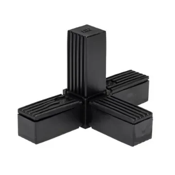 RS PRO Steel Core 4-Way Connector, Square Tube Connector, Strut Profile 25 mm - 2741124 product image