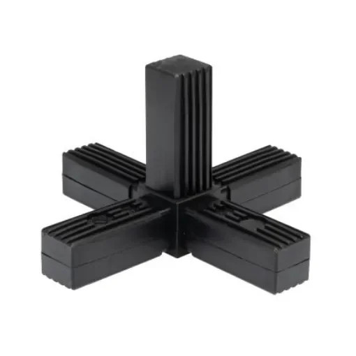 RS PRO Steel Core 5-Way Connector, Square Tube Connector, Strut Profile 25 mm - 2741126 product image