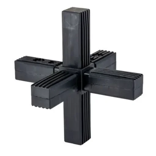 RS PRO Steel Core 6-Way Connector, Square Tube Connector, Strut Profile 25 mm - 2741128 product image
