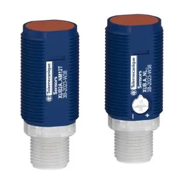 Telemecanique Sensors Through Beam Photoelectric Sensor, Cylindrical Sensor, 15 m Detection Range IO-LINK - XUB2APYNM12 product image
